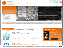 Tablet Screenshot of metallurgia-italiana.net